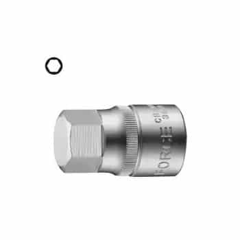 Douille à embout Force 1/2" hexagonale 12 mm 40 mm L