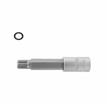 Douille à embout Force 1/2" multidents M9 100 mm L