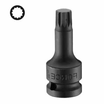Douille à embout Force Force 1/2" multidents M8
