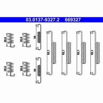 Accessoires, mâchoire de frein de stationnement