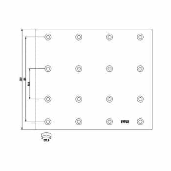 Jeu de garnitures de frein, frein à tambour 1993204 Textar