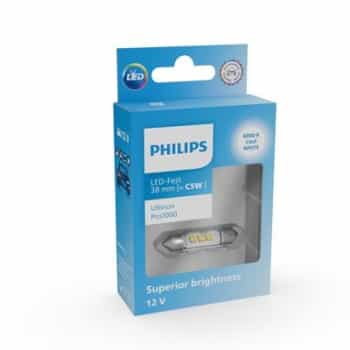 Philips Ultinon Pro7000 blanc froid 6000 K - 38 mm - 11854CU70X1 - 12 V