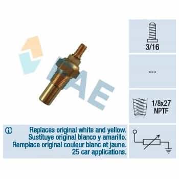 Capteur, température du liquide de refroidissement