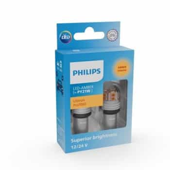 Philips PY21W Ultinon PRO7000 - Orange - BAU15S