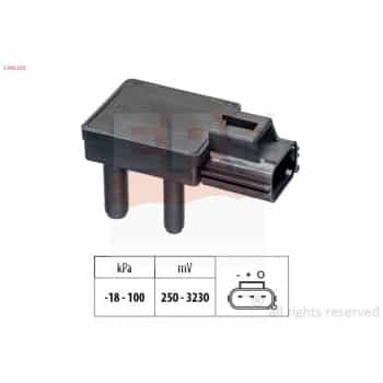 Capteur de pression des gaz d'échappement 1.993.332 EPS Facet
