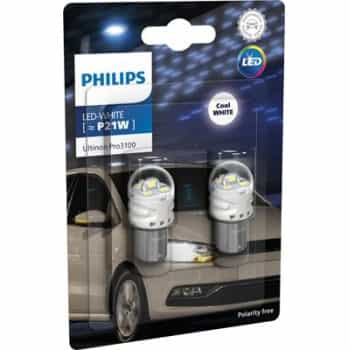 Ampoule LED Philips P21W 12 V 2,2 W BA15S Ultinon Pro 3100 6000 K