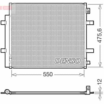 Condenseur, climatisation DCN32073 Denso
