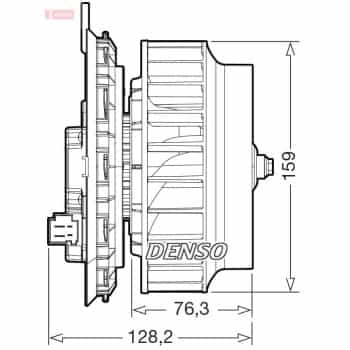 Ventilation intérieure DEA17016 Denso