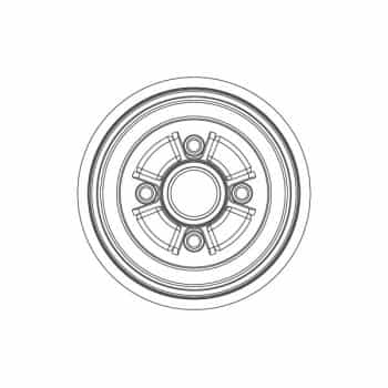 Tambour de frein DB5005 TRW