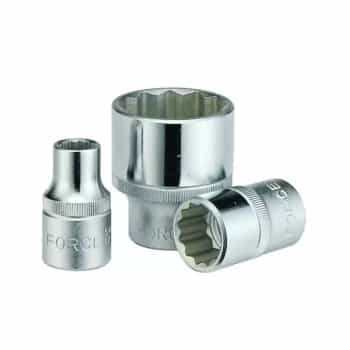 Douille Force 1/4", 12 pans 1/2"