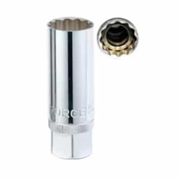 Douille magnétique pour bougie d'allumage Force 1/2", 16 mm