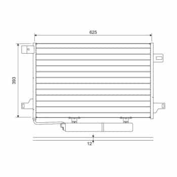 Condenseur, climatisation 822689 Valeo