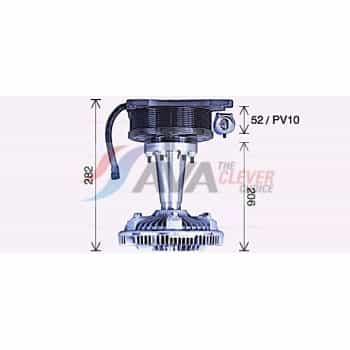 Embrayage, ventilateur de radiateur