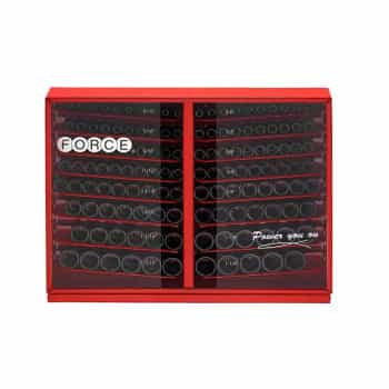 Jeu de douilles à chocs Force 1/2" à 6 pans longs SAE 133 pièces