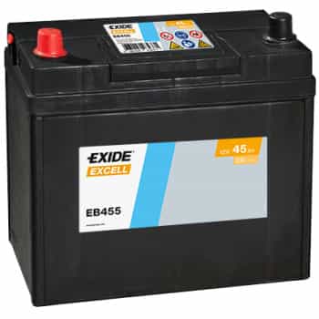 Batterie Exide Excell EB455 45 Ah