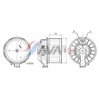 Ventilation intérieure VN8445 Ava Quality Cooling