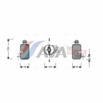 Filtre déshydratant, climatisation