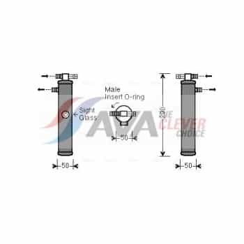 Filtre déshydratant, climatisation