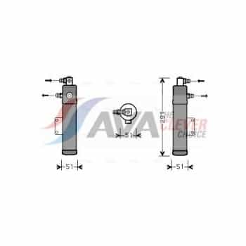 Filtre déshydratant, climatisation