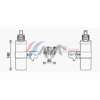 Filtre déshydratant, climatisation
