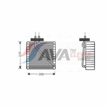 Evaporateur climatisation