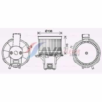 ventilateur de poêle FT8465 Ava Quality Cooling