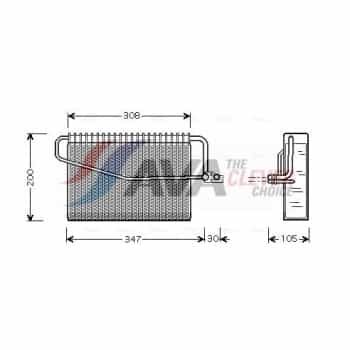 Evaporateur climatisation