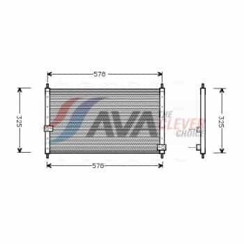 Condenseur, climatisation HD5062 Ava Quality Cooling