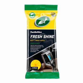 Lingettes nettoyantes intérieures Turtle Wax 54096 Fresh Shine Matt, 24 pièces