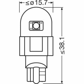 Ampoule, éclairage de la boîte à gants LEDriving® SL