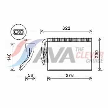 Evaporateur climatisation