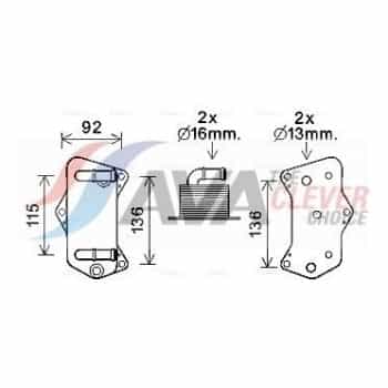 Radiateur d'huile de boîte automatique