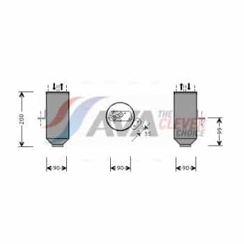 Filtre déshydratant, climatisation