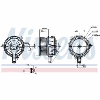 Ventilation intérieure 87852 Nissens