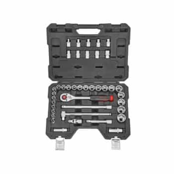 Jeu de douilles Force 1/2" à 6 pans et E-Torx 40 pièces
