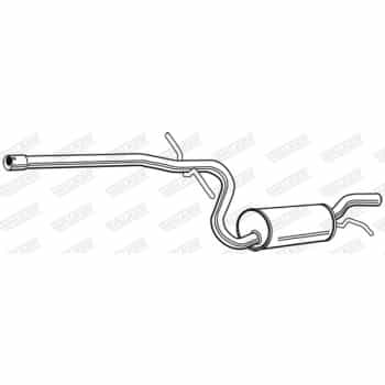 Silencieux central 23050 Walker