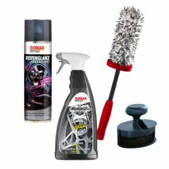 Kit de nettoyage pour roues et pneus Sonax