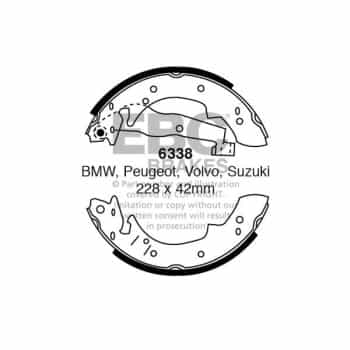 jeu de mâchoires de frein