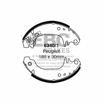 jeu de mâchoires de frein