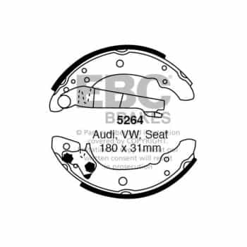 jeu de mâchoires de frein