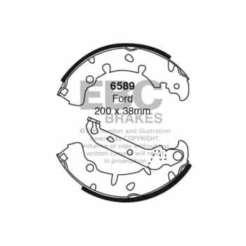 jeu de mâchoires de frein