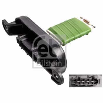 Résistance, pulseur d'air habitacle febi Plus 176299