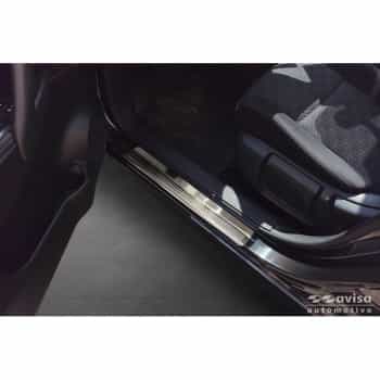 Moulures de seuil de porte en acier inoxydable Avisa adaptées aux modèles Nissan Qashqai II 2013-2017 et Facelift 2017