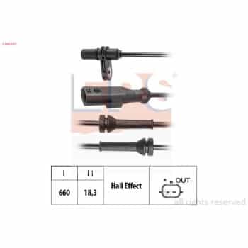 Capteur de vitesse de roue