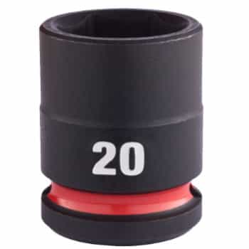 Douille à chocs Milwaukee SHOCKWAVE™ 1/2" courte 20 mm - 1 pièce