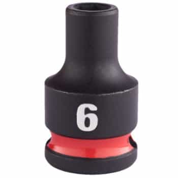 Douille à chocs Milwaukee SHOCKWAVE™ 3/8" 6 mm - 1 pièce