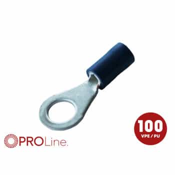 Œillet de câble 1,5 x 2,5 bleu M5 (100 pièces) ACV PROLine