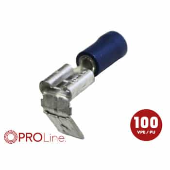 Cosses de câble 6,3 x 0,8, raccord en Y, bleues (100 pièces) ACV PROLine