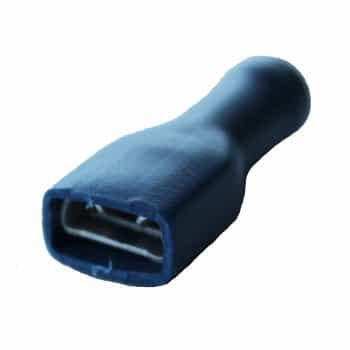 Cosses de câble, lot de 5, 6,3 x 0,8 mm, bleues, sous blister