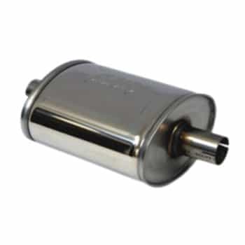 Silencieux ovale en acier inoxydable